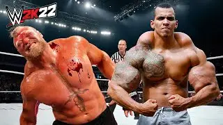 Brock Lesnar vs. Romario Dos Santos (WWE 2K24)