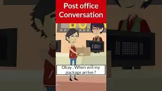 At the post office conversation | English conversation | 