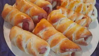 ЛЕГКО и ВКУСНО!!! Сосиски в Тесте!!!