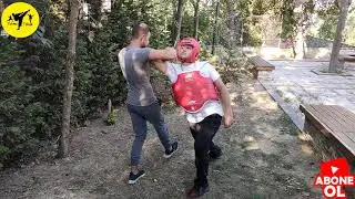 SOKAKDA BİRDEN BİRE KROŞE ATARSA NASIL BLOKLARSIN ? - SELF DEFENCE -