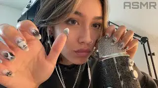 ASMR ☆ BEST NAIL + MIC TRIGGERS / scratching on bare,foam)