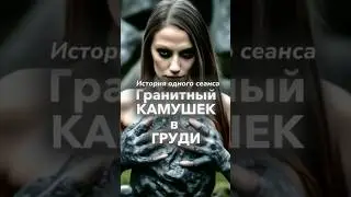 Гранитный КАМУШЕК в груди 