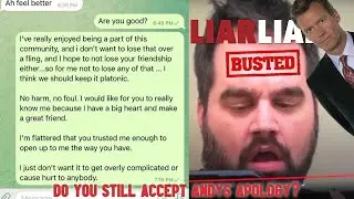 ANDY SIGNORE CANCELLATION UPDATE!!! NEW RECEIPTS, DO YOU STILL ACCEPT HIS APOLOGY?