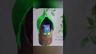 Owl & Birds Wall Hanging | Cardboard Crafts 
