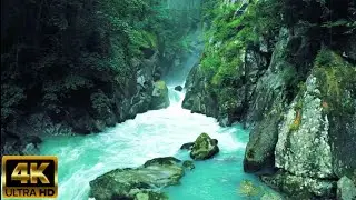 || River || 4k video || Small waterfalls || Natural videos || No copywrite ||