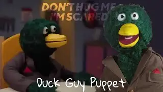 Don't Hug Me I'm Scared - Making Duck Guy Puppet