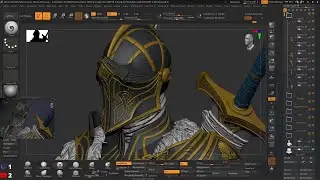 WARRIOR Final Detailing in ZBRUSH Stream #16 - Finalizing