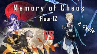 [Honkai: Star Rail] Acheron E0S1 & Trailblazer(MC Fire) - Memory of Chaos Floor12 | Node1