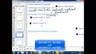 Lesson 5-06 (Part II): Double and Half Argument Properties