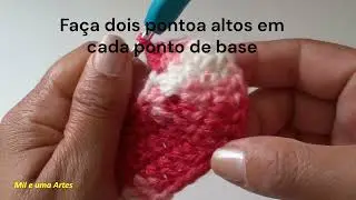 Mini bolsinha em crochê parte 1 ‐ Feito à mão