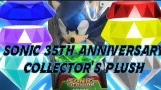 Sonic 35 anniversary collector's plush!!!  ( birthday video)