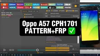 Oppo A57 CPH1701 PASSWORD and FRP bypass with UNLOCKTOOL