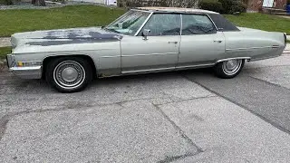 Look back at my 1972 Cadillac Sedan Deville