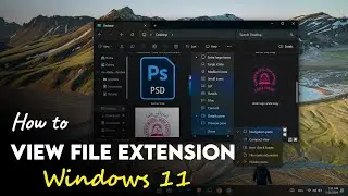 How to view file extensions on Windows 11?