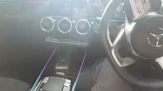 Mercedes B180 amg ambient lighting installed