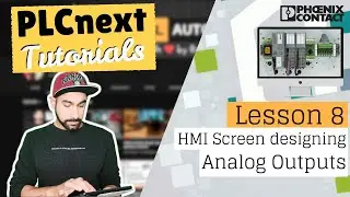 PLCnext Lesson 8 - Designing the HMI for Analog Outputs