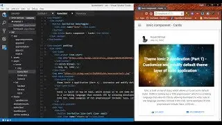 Theme Ionic 2 Application (Part 3) using Ionic 2 components - Cards