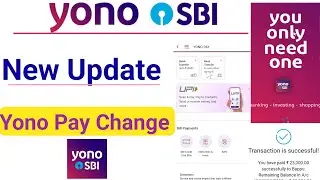 Yono 🙏Yono Pay Change👈New Update yono sbi 🙏Yono online banking 👈mobile banking