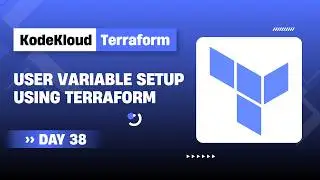 User Variable Setup Using Terraform