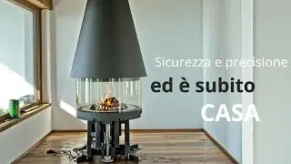 Camino Piazzetta - montaggio e accensione