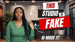 Create a FREE Realistic FAKE YouTube Studio Background | Step by Step Tutorial | Budget Creativity