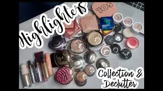 Makeup Collection and Declutter 2021 | Highlighters