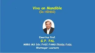 Viva on mandible in HINDI