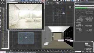 how to set up a camera and render in 3ds max