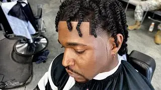 🚨HIS REACTION IS PRICELESS 🤣 LOW TAPER WITH POINTED SIDE BURNS! : HOW TO VIDEO