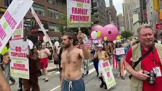 Go Topless March in NYC