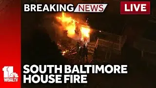 LIVE: SkyTeam 11 is over a house fire in Brooklyn - wbaltv.com
