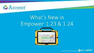 What's New Empower 1.23 and 1.24