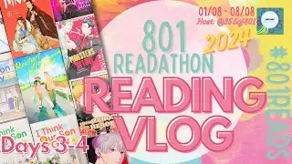 801 READATHON 2024 READING VLOG #801Reads || 3rd - 4th August