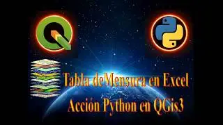 Python - QGis3 tabla de mensura