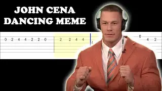 John Cena Dancing Meme (Easy Guitar Tabs Tutorial)