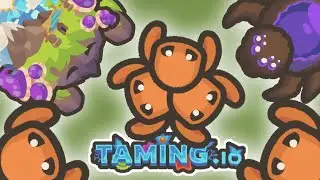 Taming.io Legends: The Mushroom and Spider in taming io