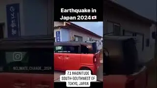 Japan Earthquake 2024 #earthquake #japan #climatechange #tokyo #highlights #viralvideo