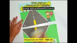Livro 3D - O carro Vrum - Semana do trânsito