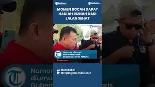 JACKPOT! INI MOMEN Bocah SMP Asal Jambi Nangis Kegirangan Dapat Hadiah Rumah dari Acara Jalan Sehat