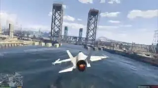 Пролетаем под самым низким мостом в GTA 5