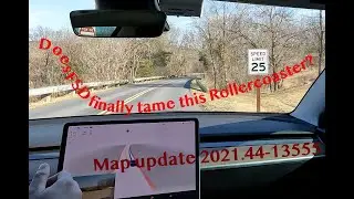 Tesla Map Update and FSD Beta 10.10.2 - Antietam Loop