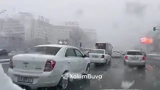 navruzga yaqin qor yana qaytdi.
