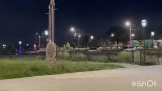 Тараз(Джамбул) У монумента в честь 550 летия Казахского ханства.