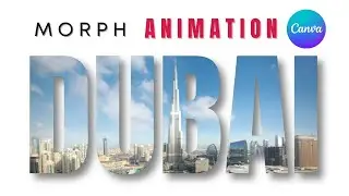 Morph Animation : Create Animated Canva Title Slides