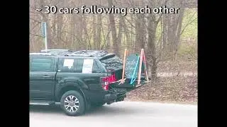 Lockdown Car Protest Restrictions in Germany - Munich