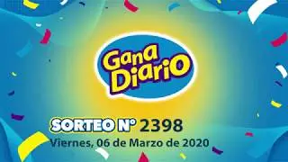 Sorteo Gana Diario - Viernes 06 de Marzo de 2020