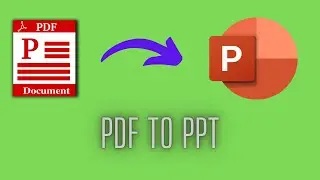 How to convert pdf to ppt 2022 | Convert PDF To PPT