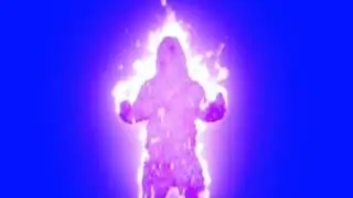 Fire bending green screen