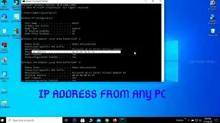 how to find the ip address of your computer windows 10