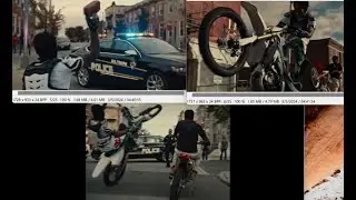 Hood street bike gang aint scared of no cops